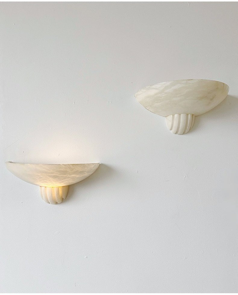 Rare Alabaster Wall Sconce