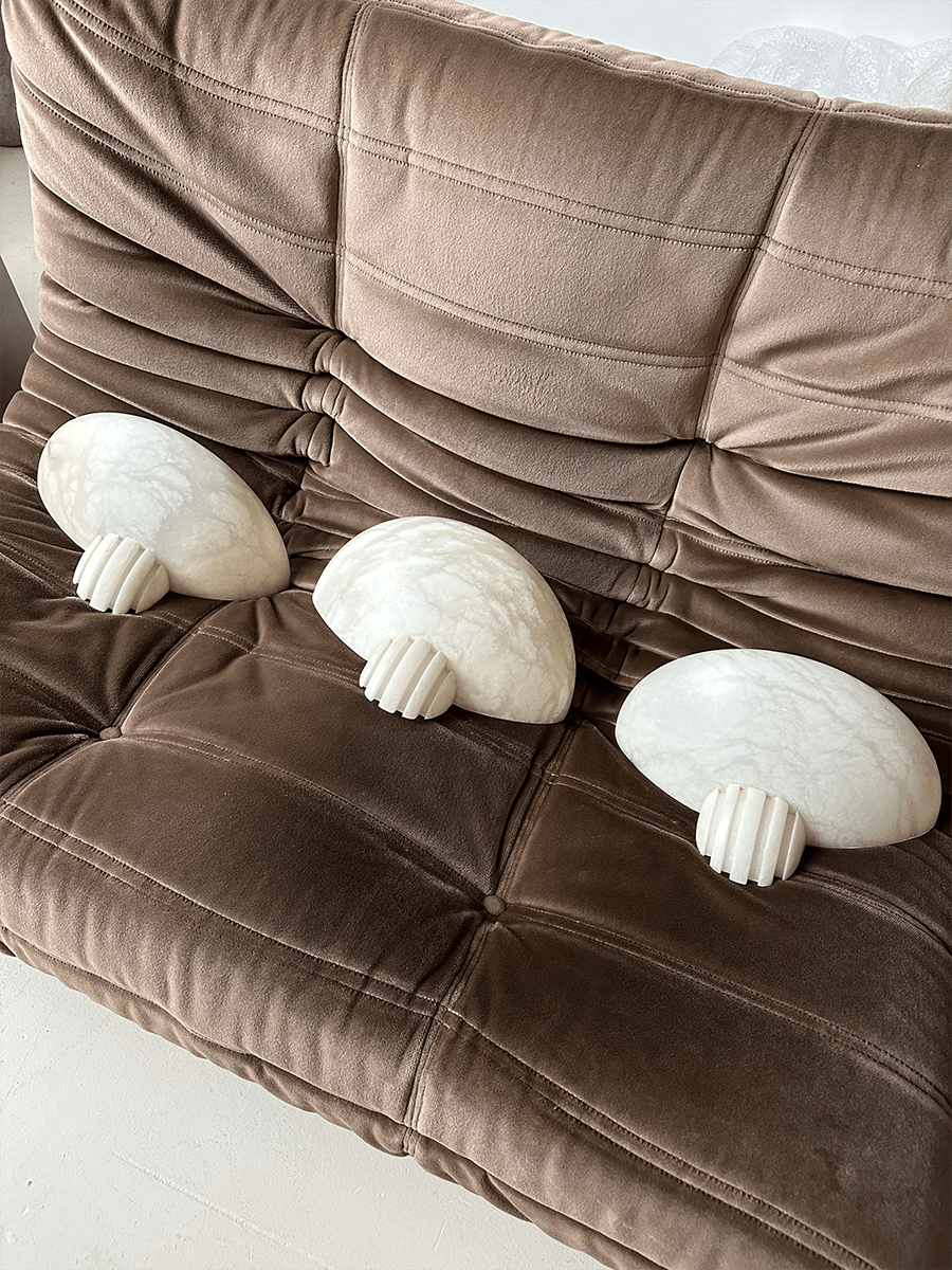 Rare Alabaster Wall Sconce