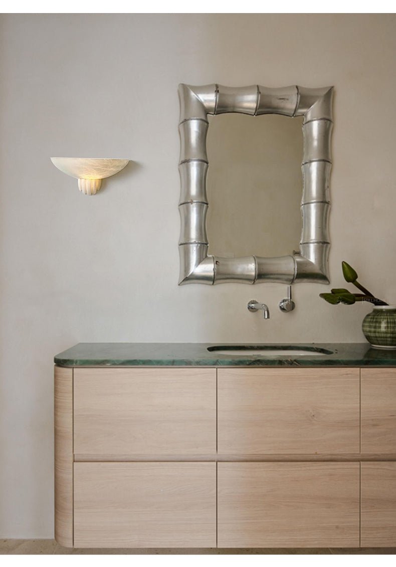 Rare Alabaster Wall Sconce