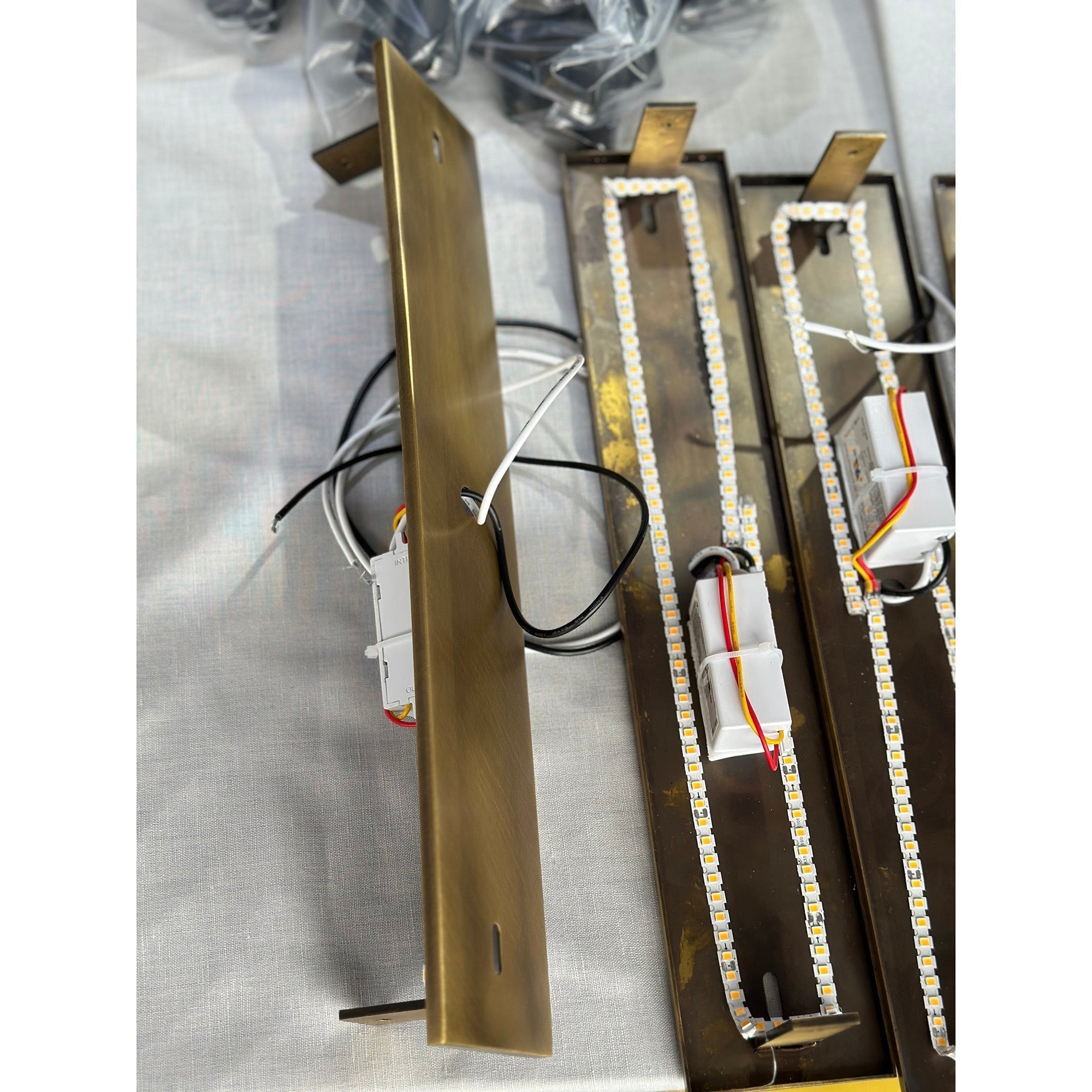 Rectangular Alabaster Wall Lamp