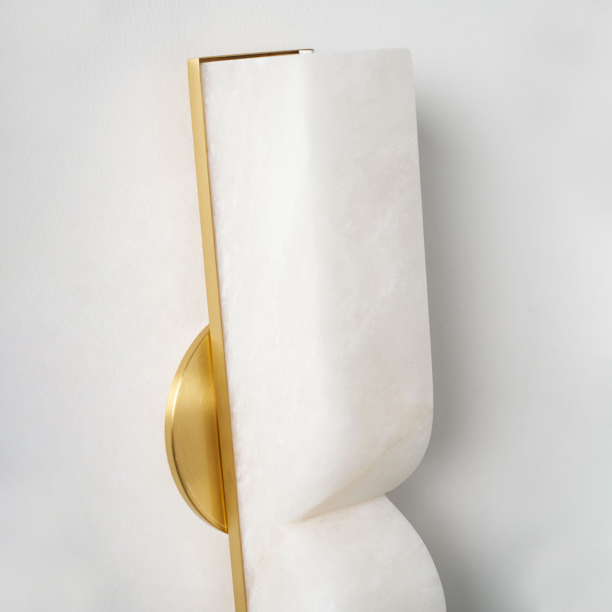 Rectangular Alabaster Wall Lamp