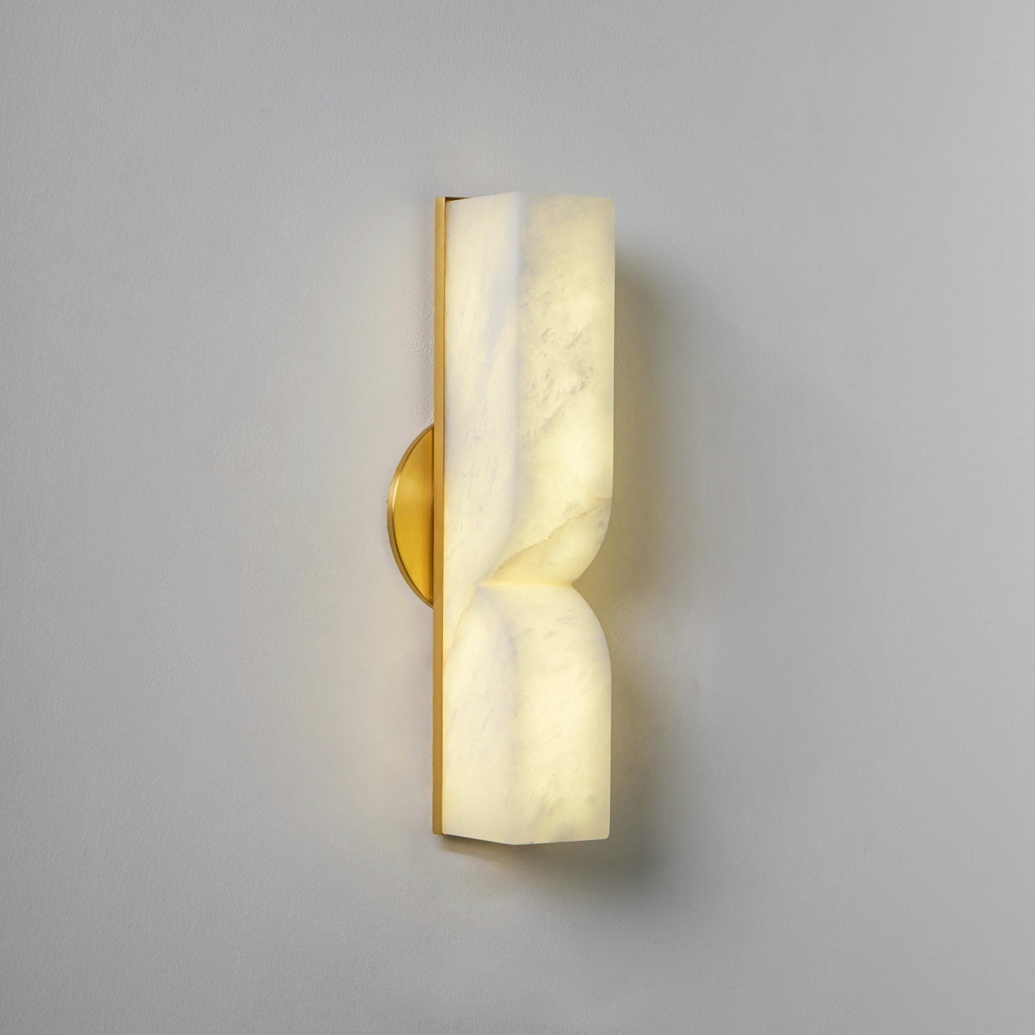 Rectangular Alabaster Wall Lamp