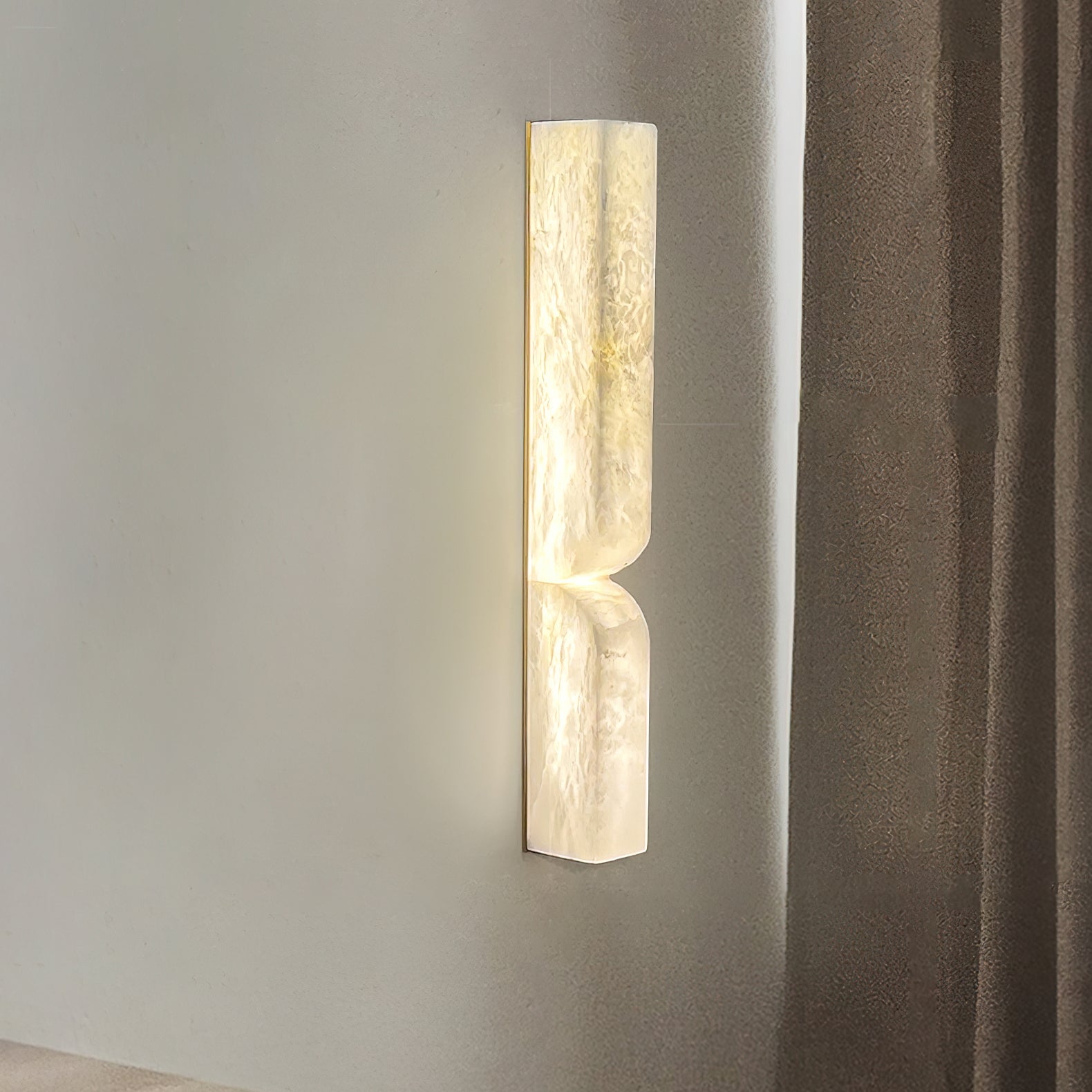 Rectangular Alabaster Wall Lamp