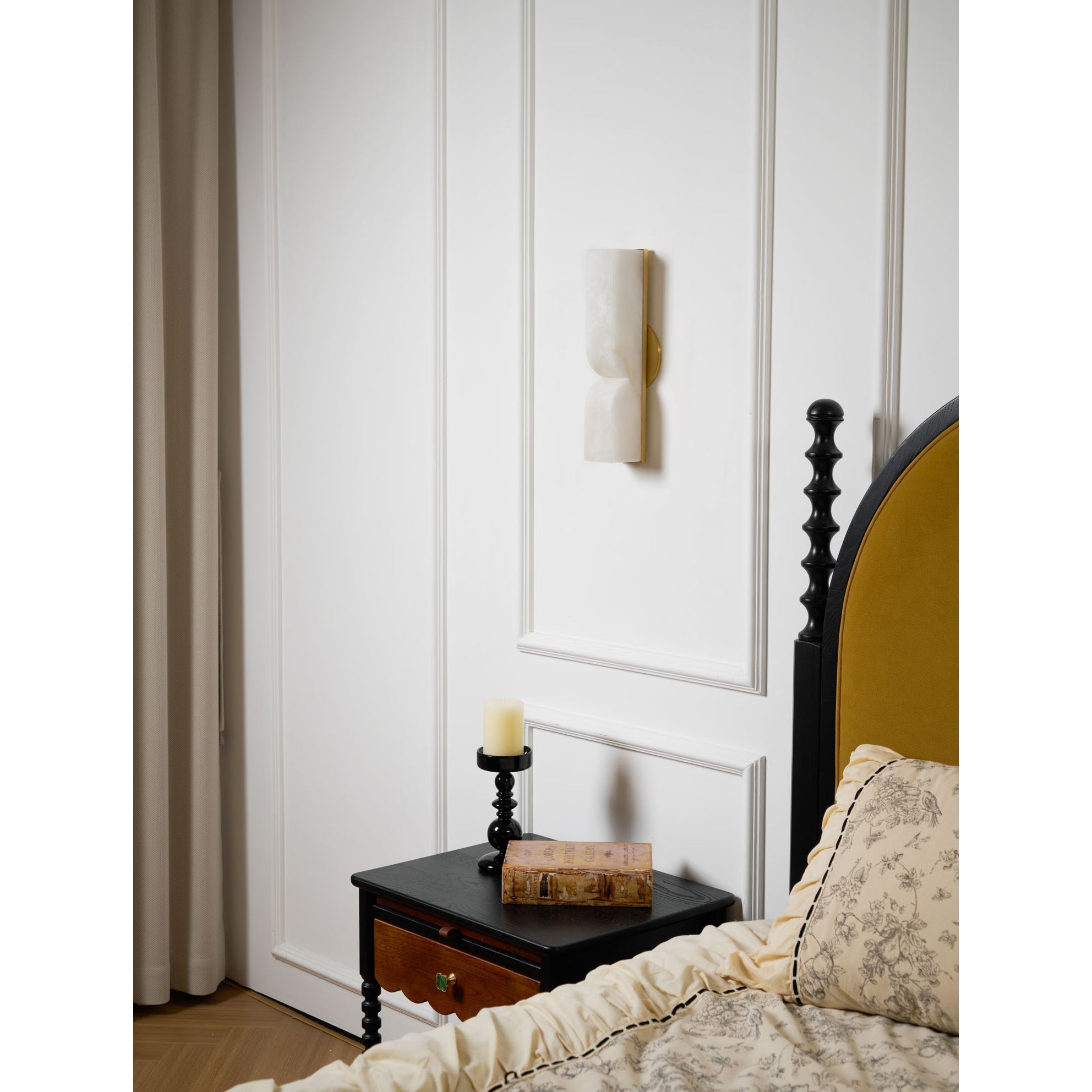 Rectangular Alabaster Wall Lamp