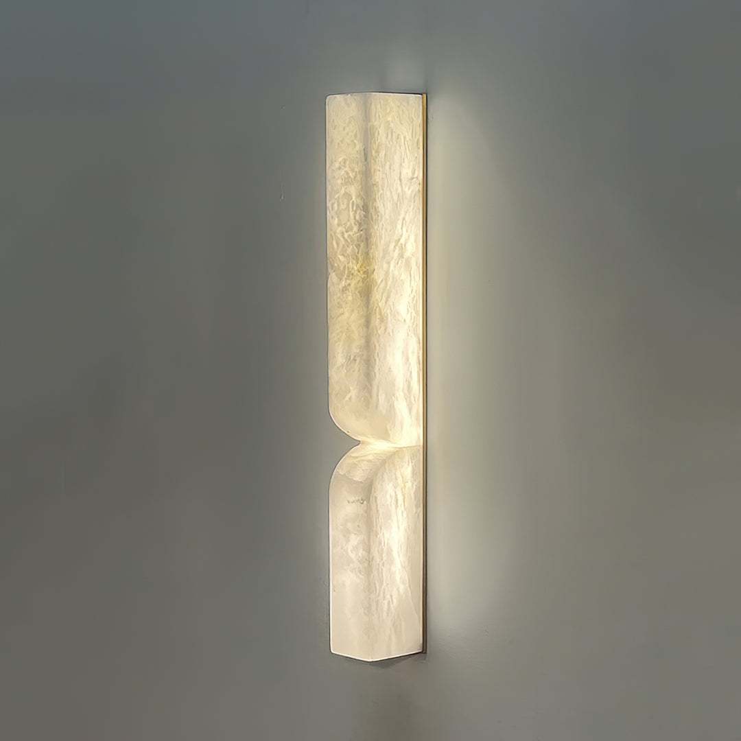 Rectangular Alabaster Wall Lamp