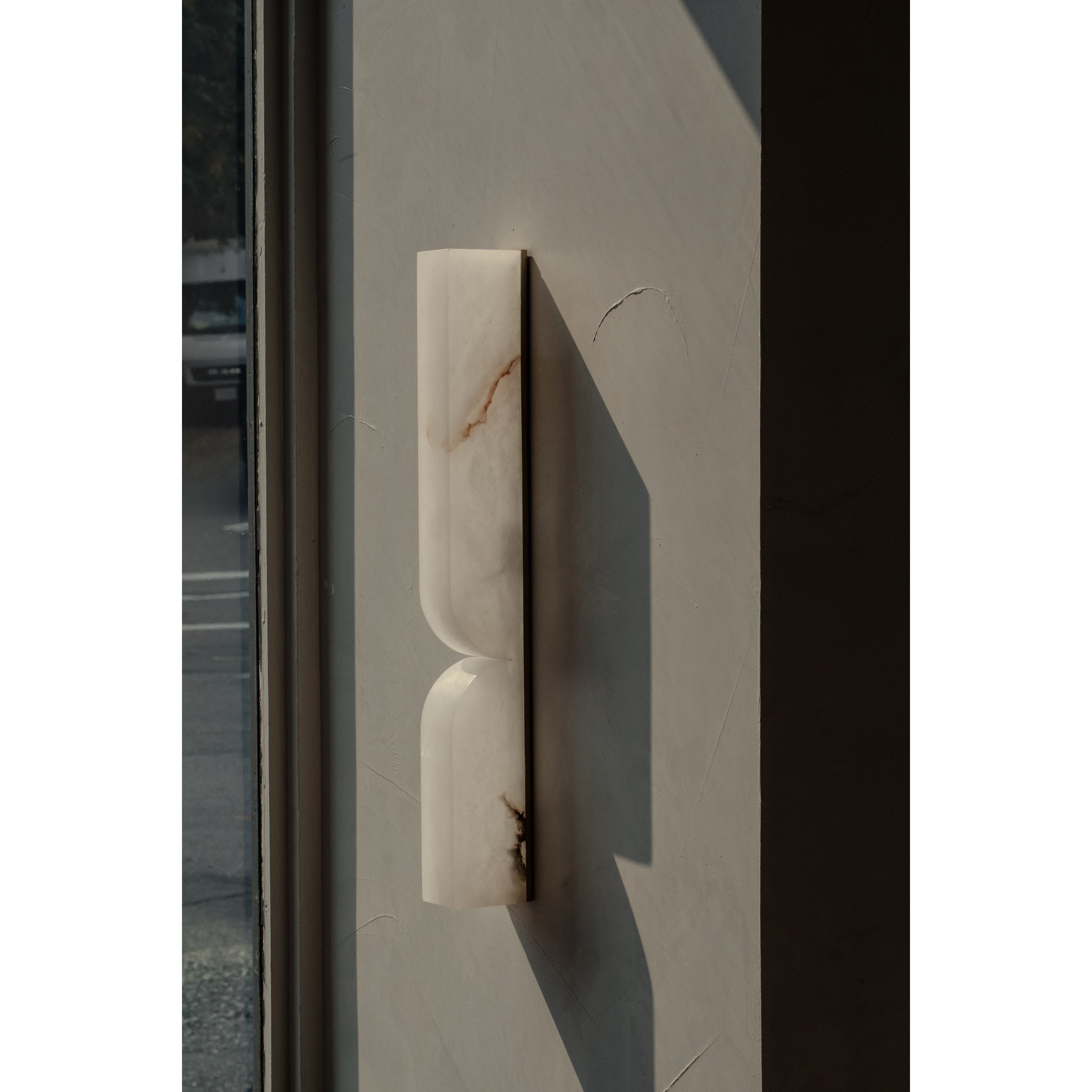 Rectangular Alabaster Wall Lamp