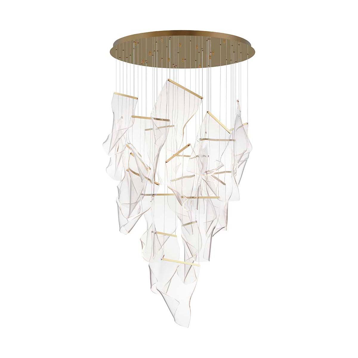 Rinkle Acrylic LED Chandelier