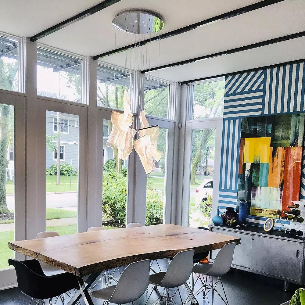 Rinkle Acrylic LED Chandelier