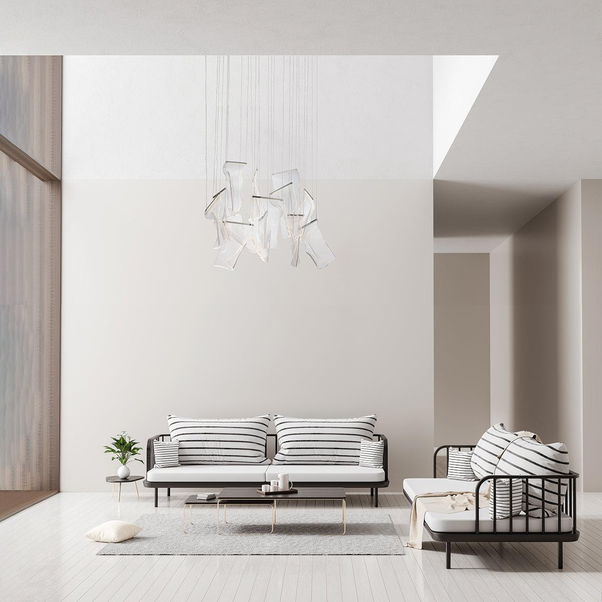 Rinkle Acrylic LED Chandelier