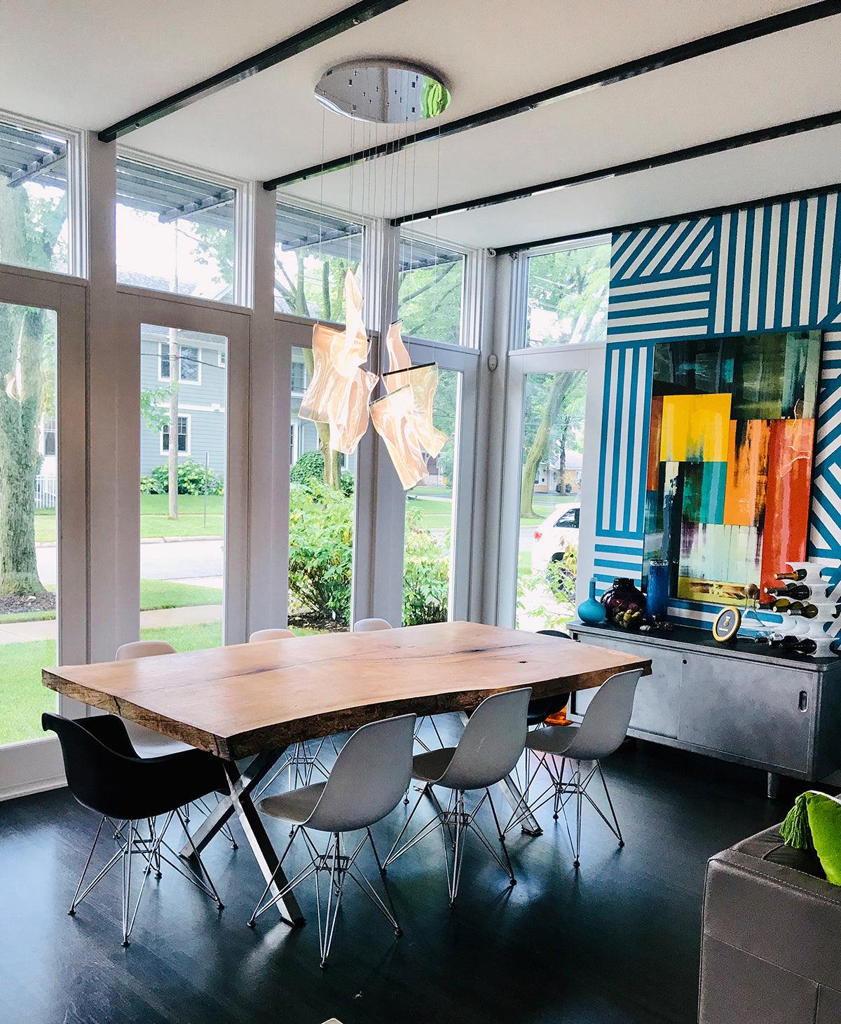 Rinkle Acrylic LED Chandelier