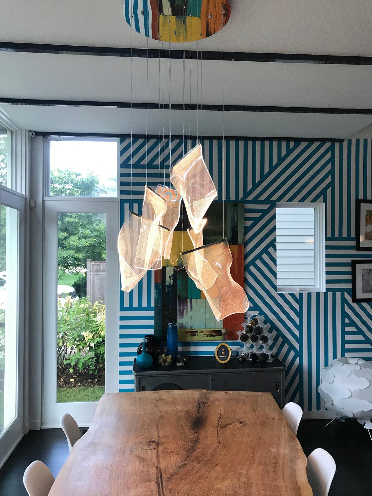 Rinkle Acrylic LED Chandelier