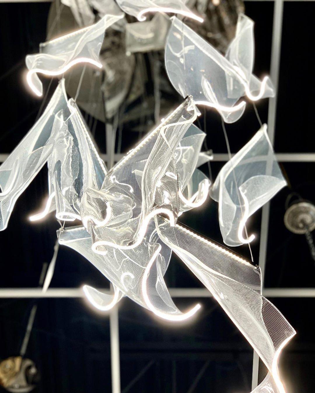 Rinkle Acrylic LED Chandelier