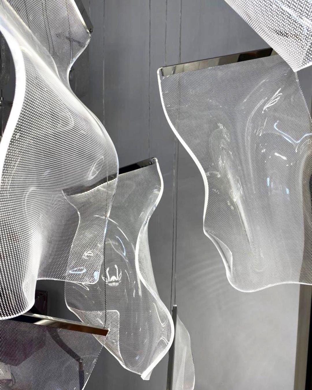 Rinkle Acrylic LED Chandelier