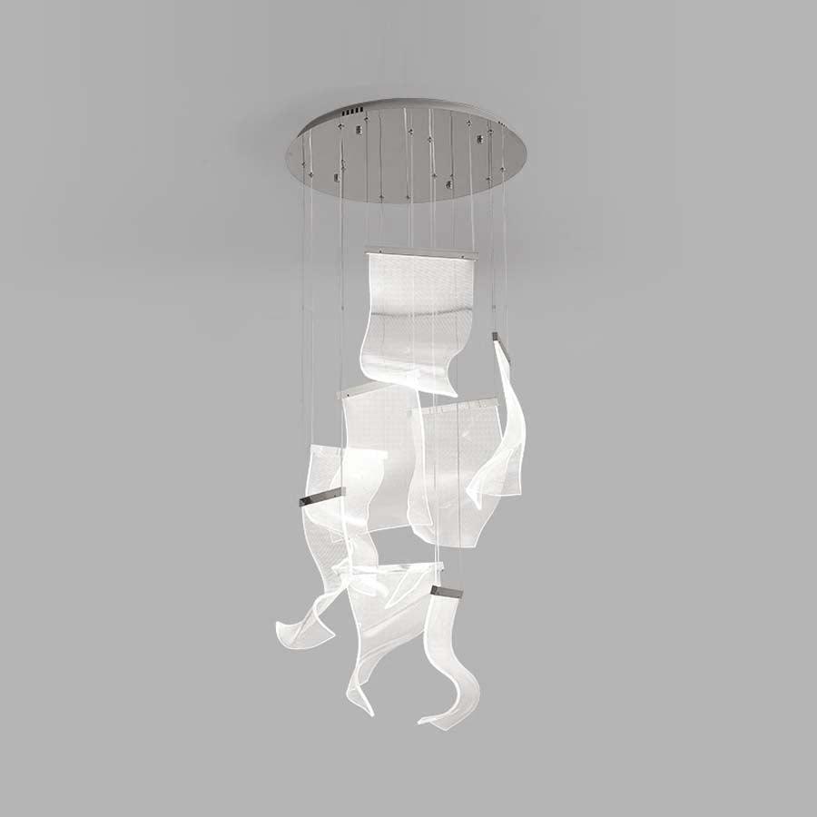 Rinkle Acrylic LED Chandelier