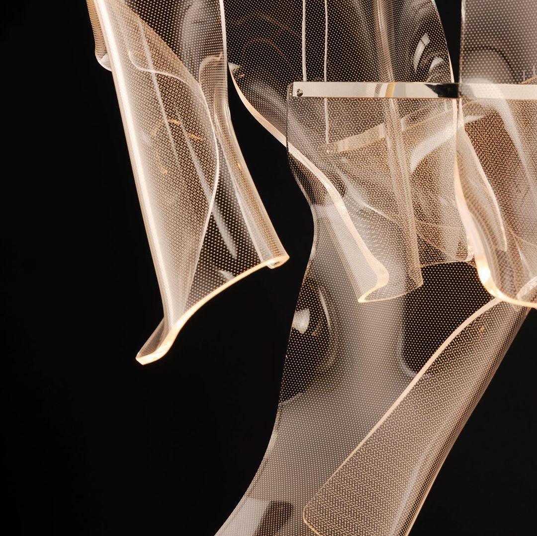 Rinkle Acrylic LED Chandelier