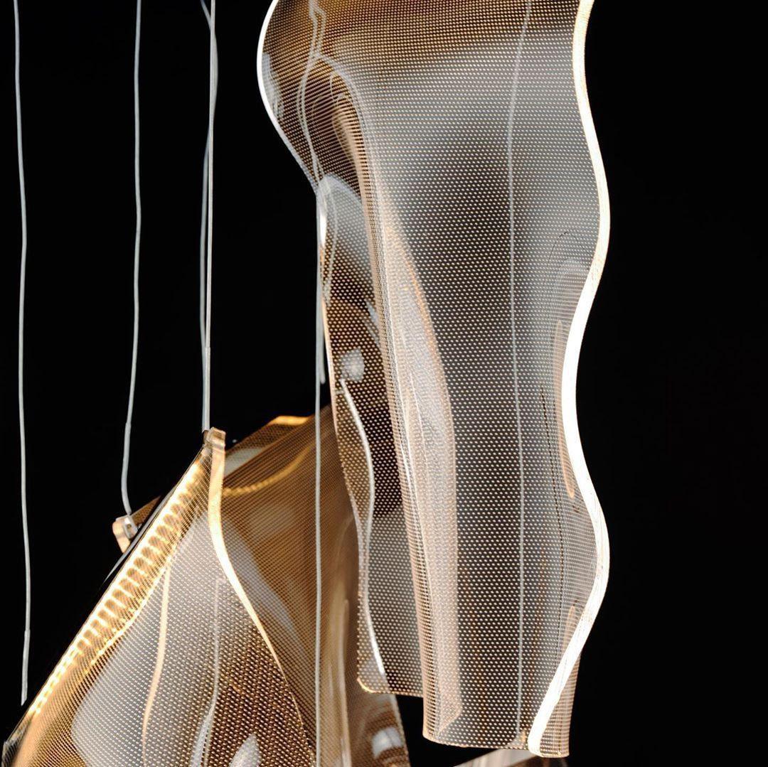 Rinkle Acrylic LED Chandelier