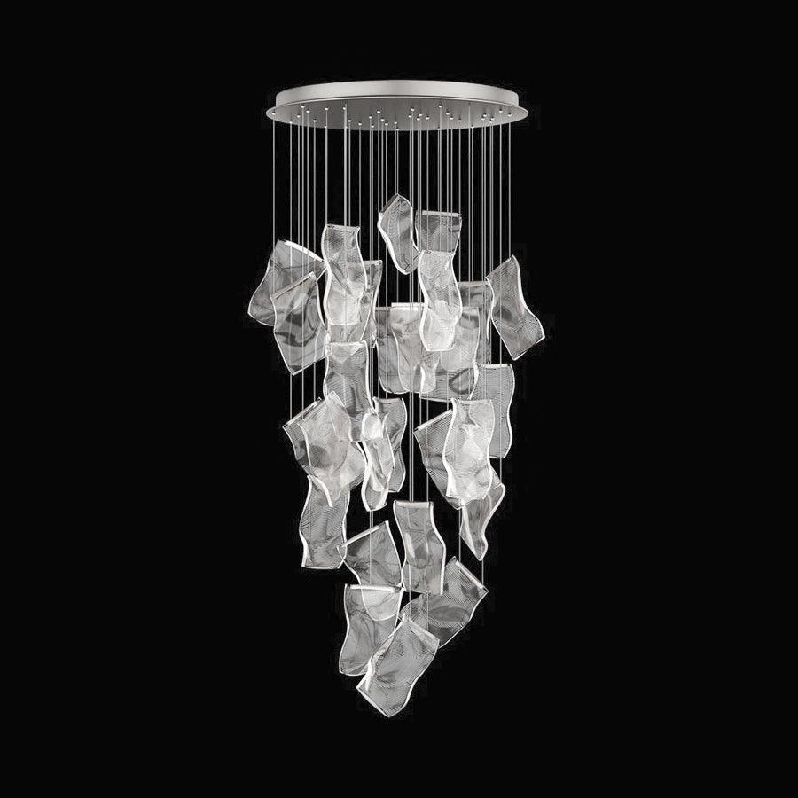 Rinkle Acrylic LED Chandelier
