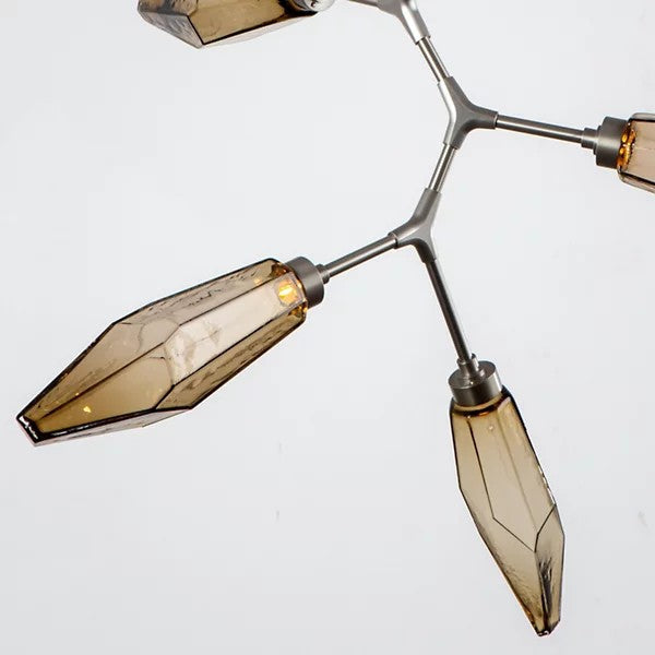 Rock Crystal Modern LED Chandelier