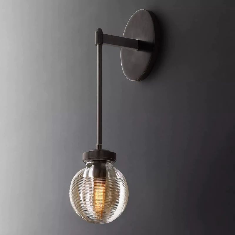 Pearl Spherical Modern Wall Sconce (Rod)