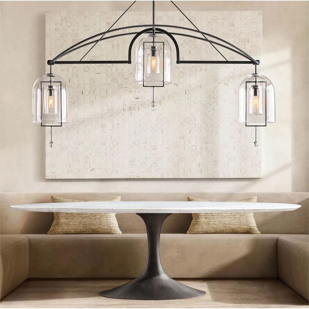 Fulcrum Linear Chandelier 85" 3-Lights