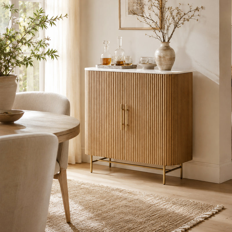 Finley Wood Bar Cabinet