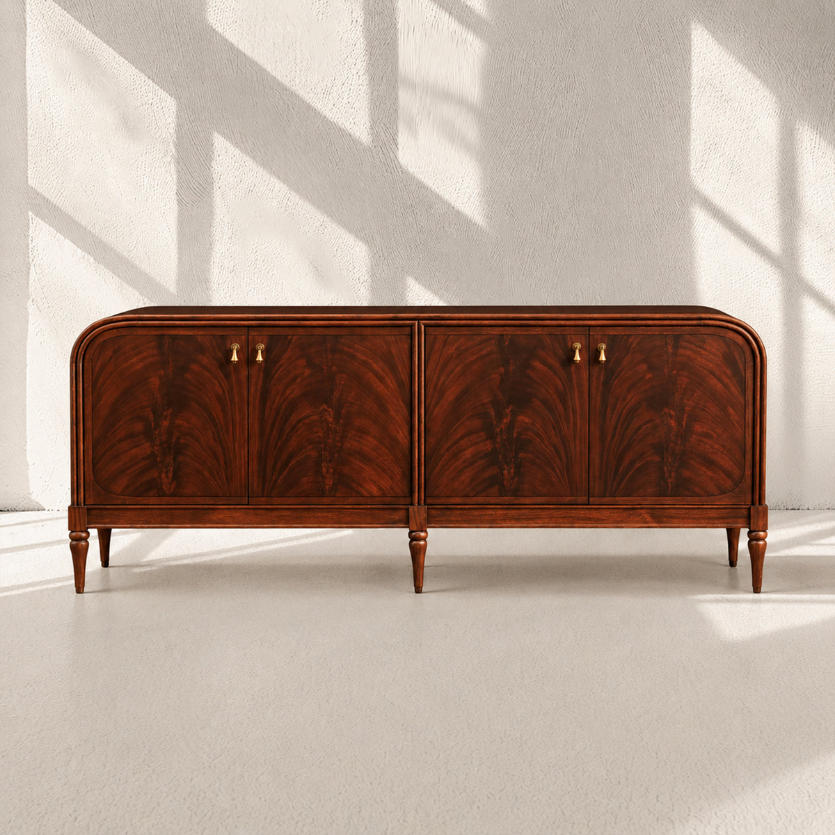 Francois Vintage Sideboard Mahogany buffet Storage Cabinet Wood Entryways Cabinet