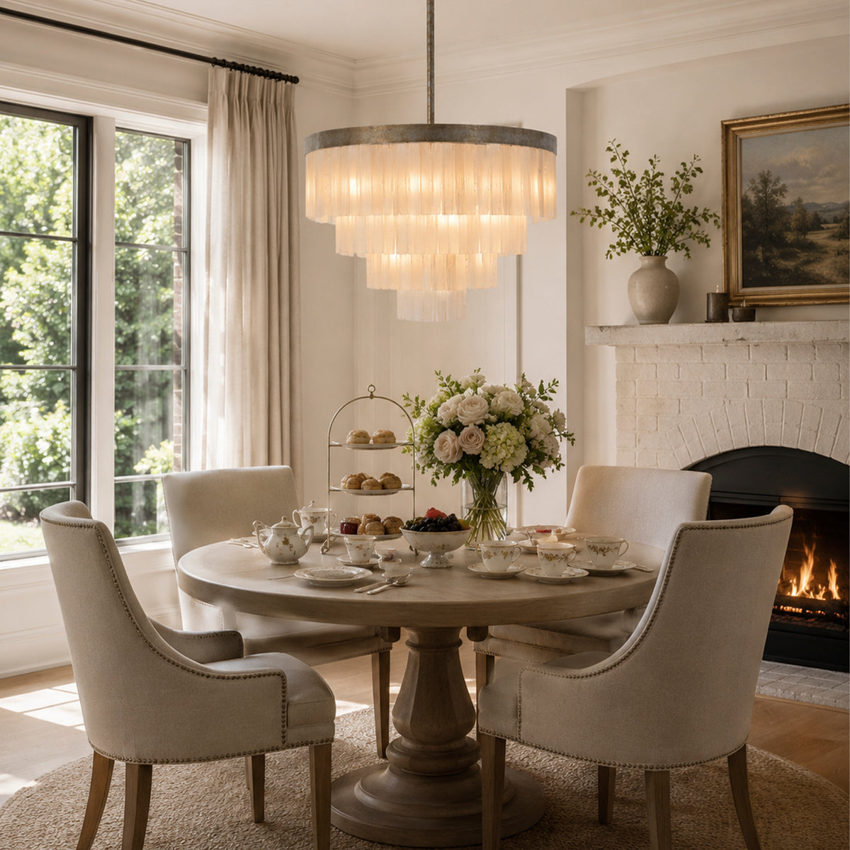 Adam Round Multi-tier Chandelier