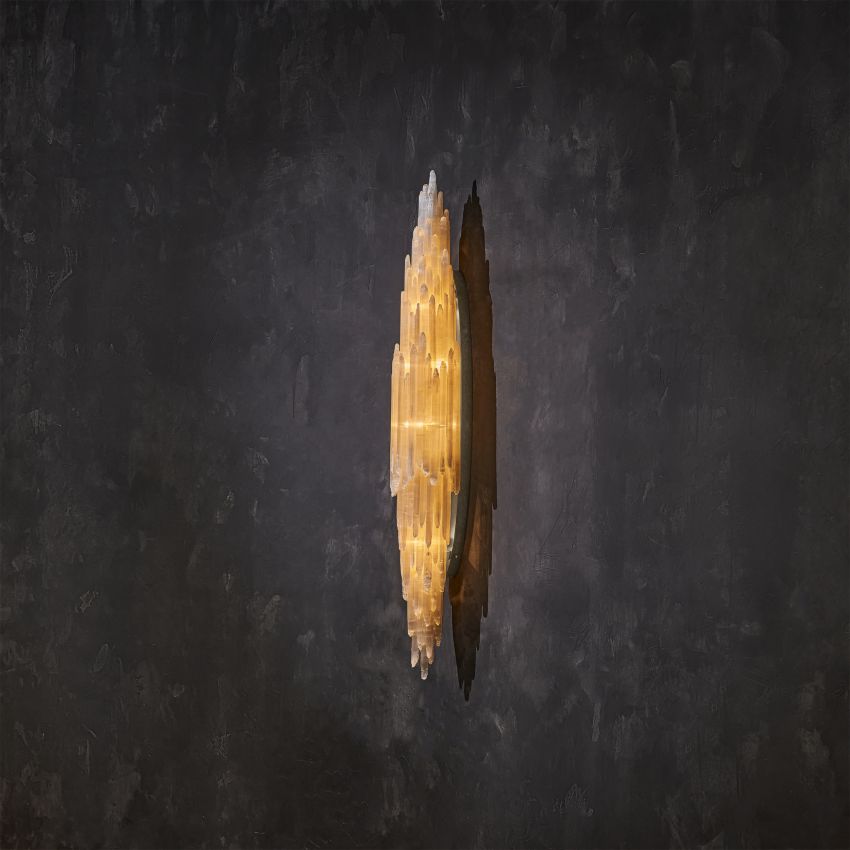 Claire Selenite Wall Sconce