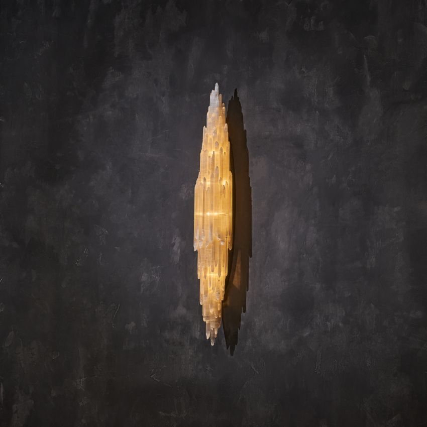 Claire Selenite Wall Sconce