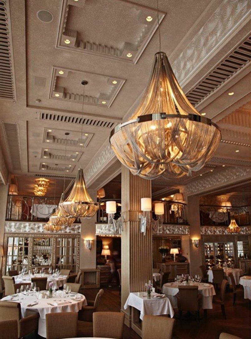 Alisa Tassel Aluminum Chain Chandelier