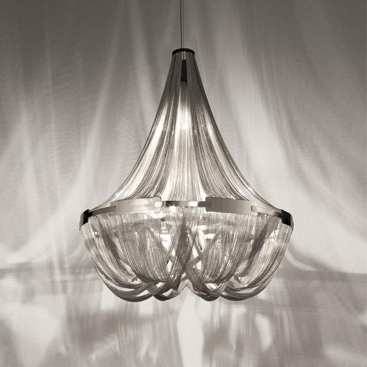 Alisa Tassel Aluminum Chain Chandelier