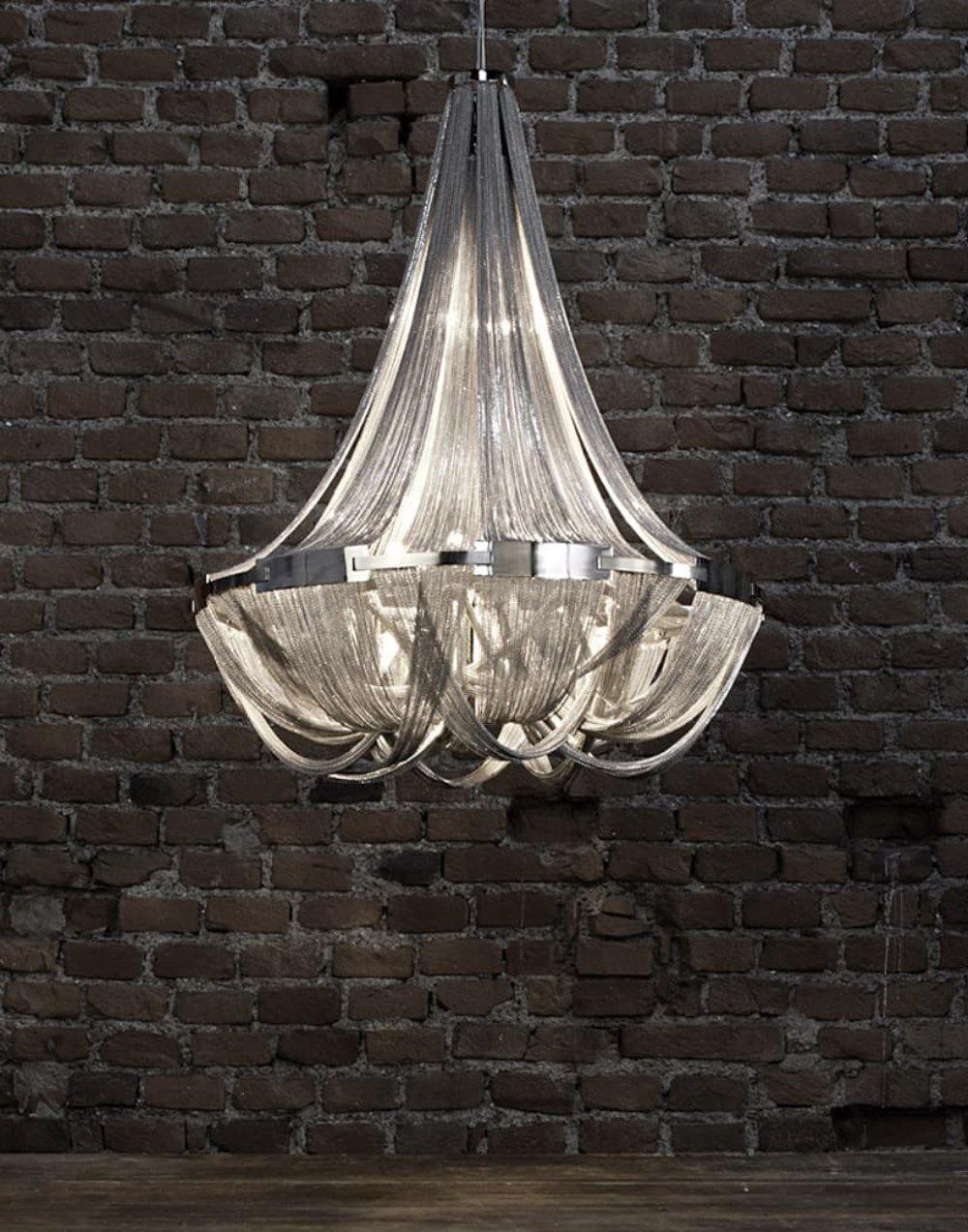 Alisa Tassel Aluminum Chain Chandelier