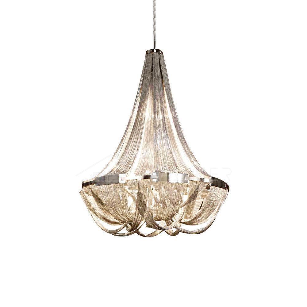 Alisa Tassel Aluminum Chain Chandelier