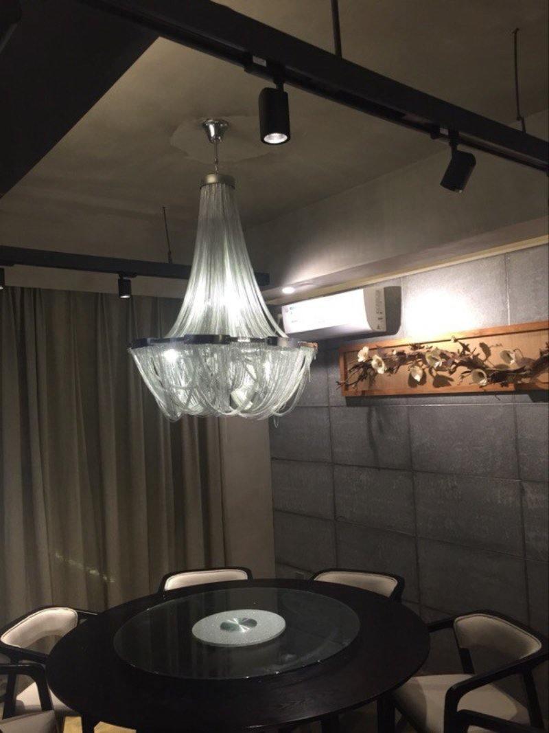 Alisa Tassel Aluminum Chain Chandelier