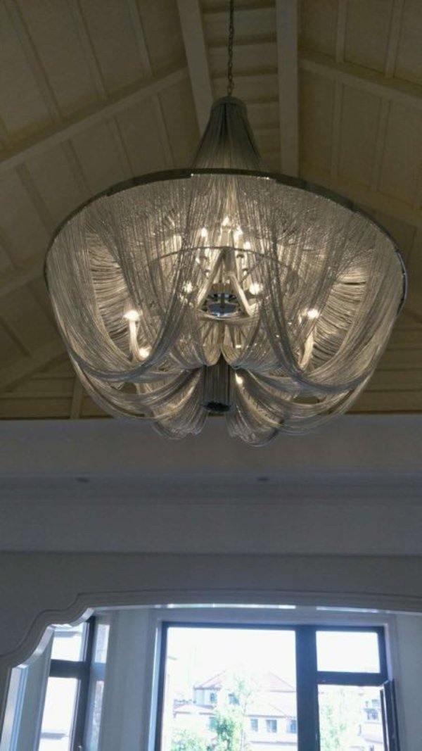 Alisa Tassel Aluminum Chain Chandelier