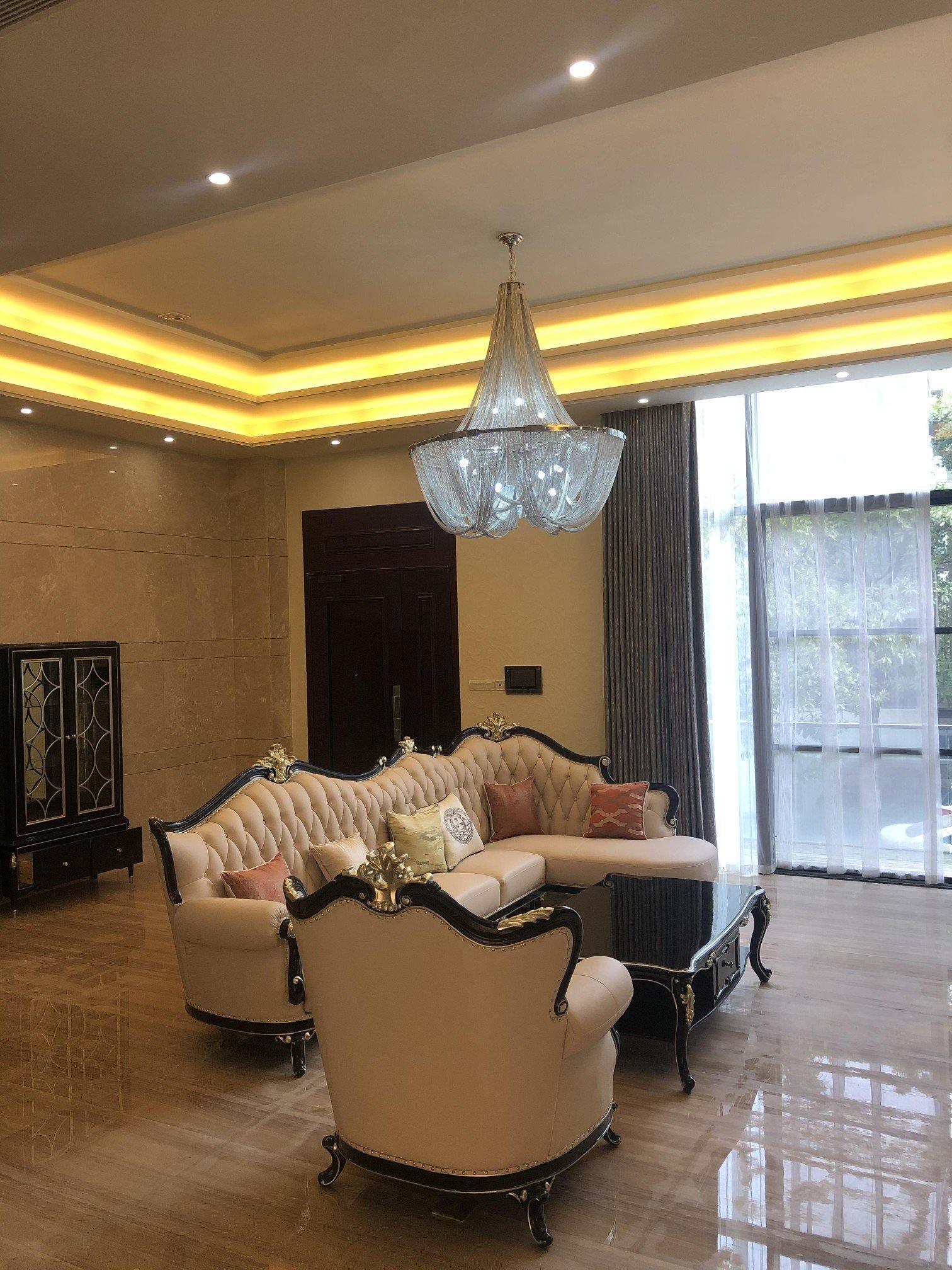 Alisa Tassel Aluminum Chain Chandelier