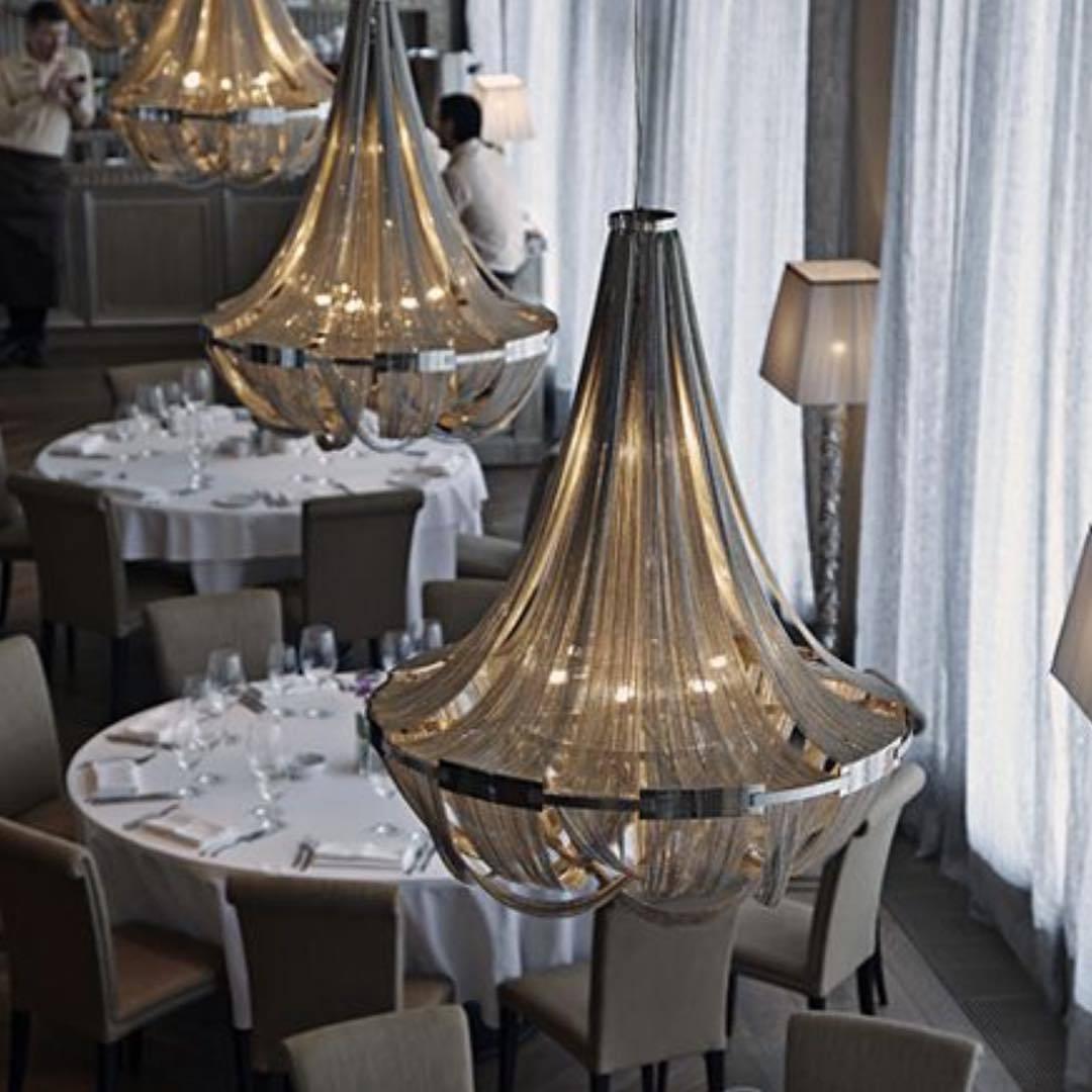 Alisa Tassel Aluminum Chain Chandelier