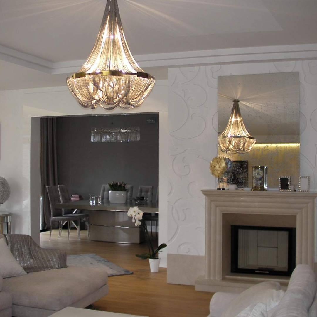Alisa Tassel Aluminum Chain Chandelier
