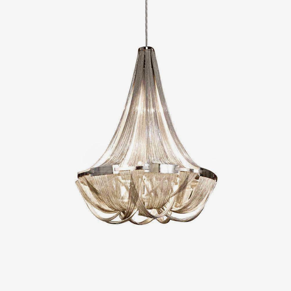 Alisa Tassel Aluminum Chain Chandelier