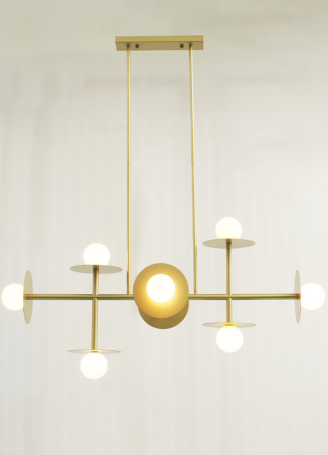 Studio Nodes 8 Light Linear Chandelier