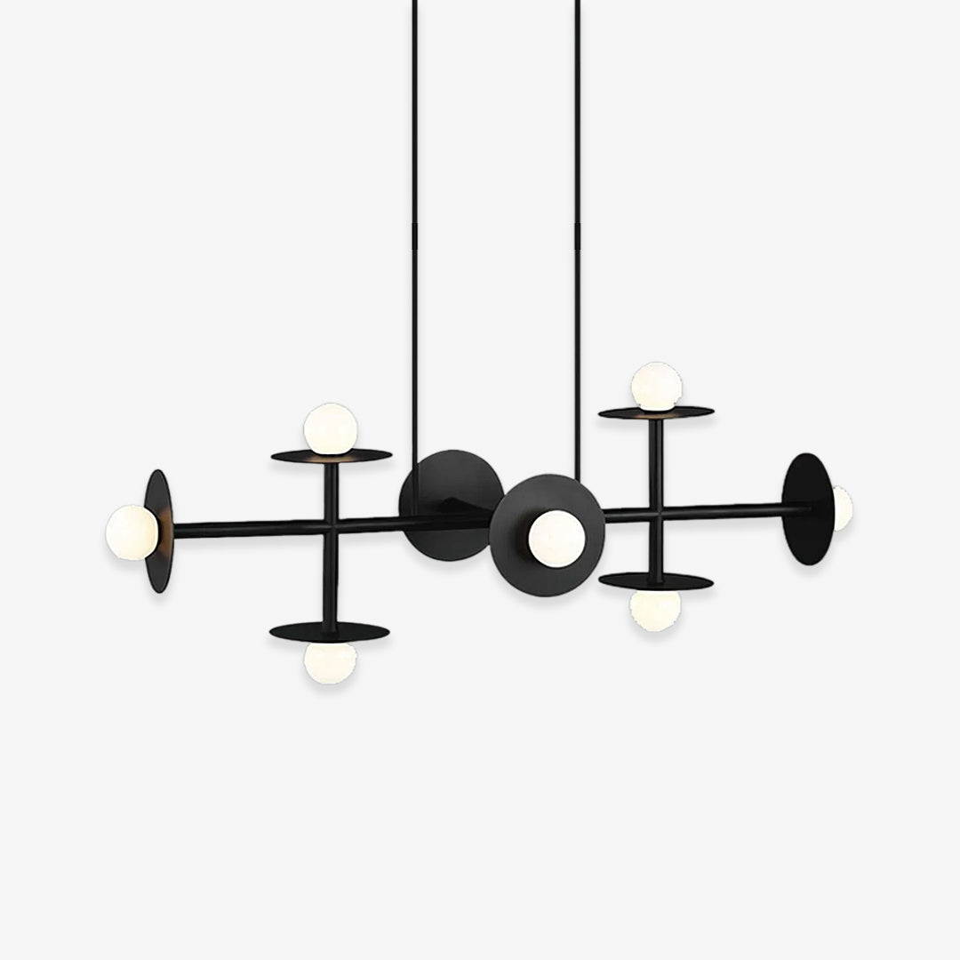 Studio Nodes 8 Light Linear Chandelier