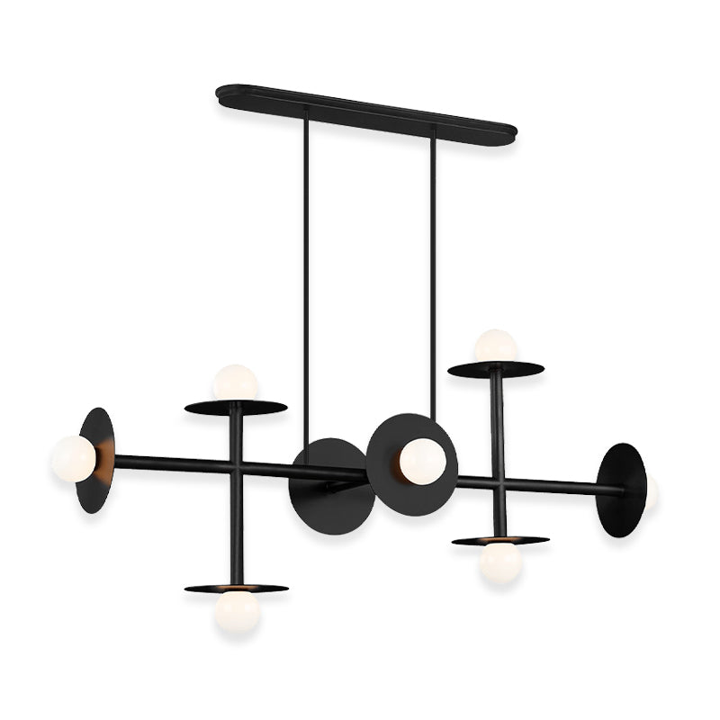 Studio Nodes 8 Light Linear Chandelier