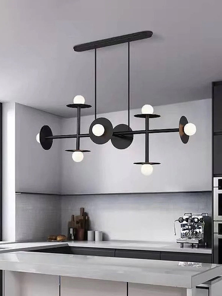 Studio Nodes 8 Light Linear Chandelier