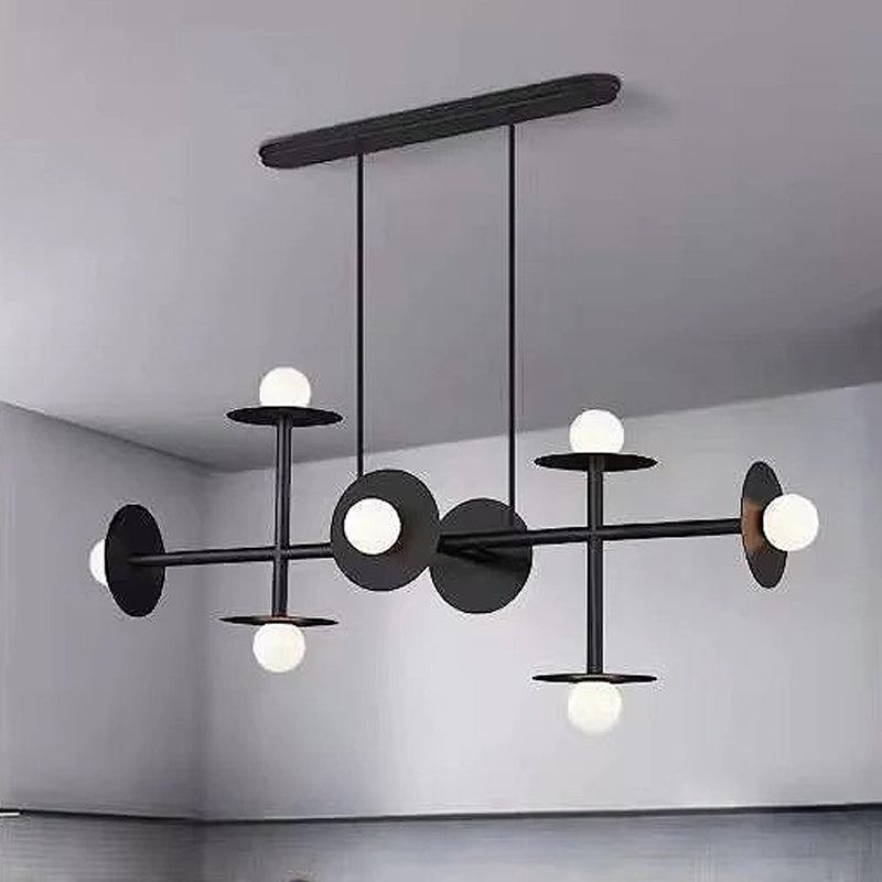Studio Nodes 8 Light Linear Chandelier