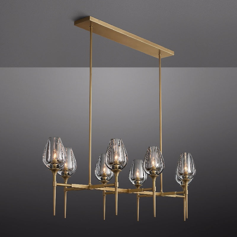 Tulip Linear Chandelier 52"