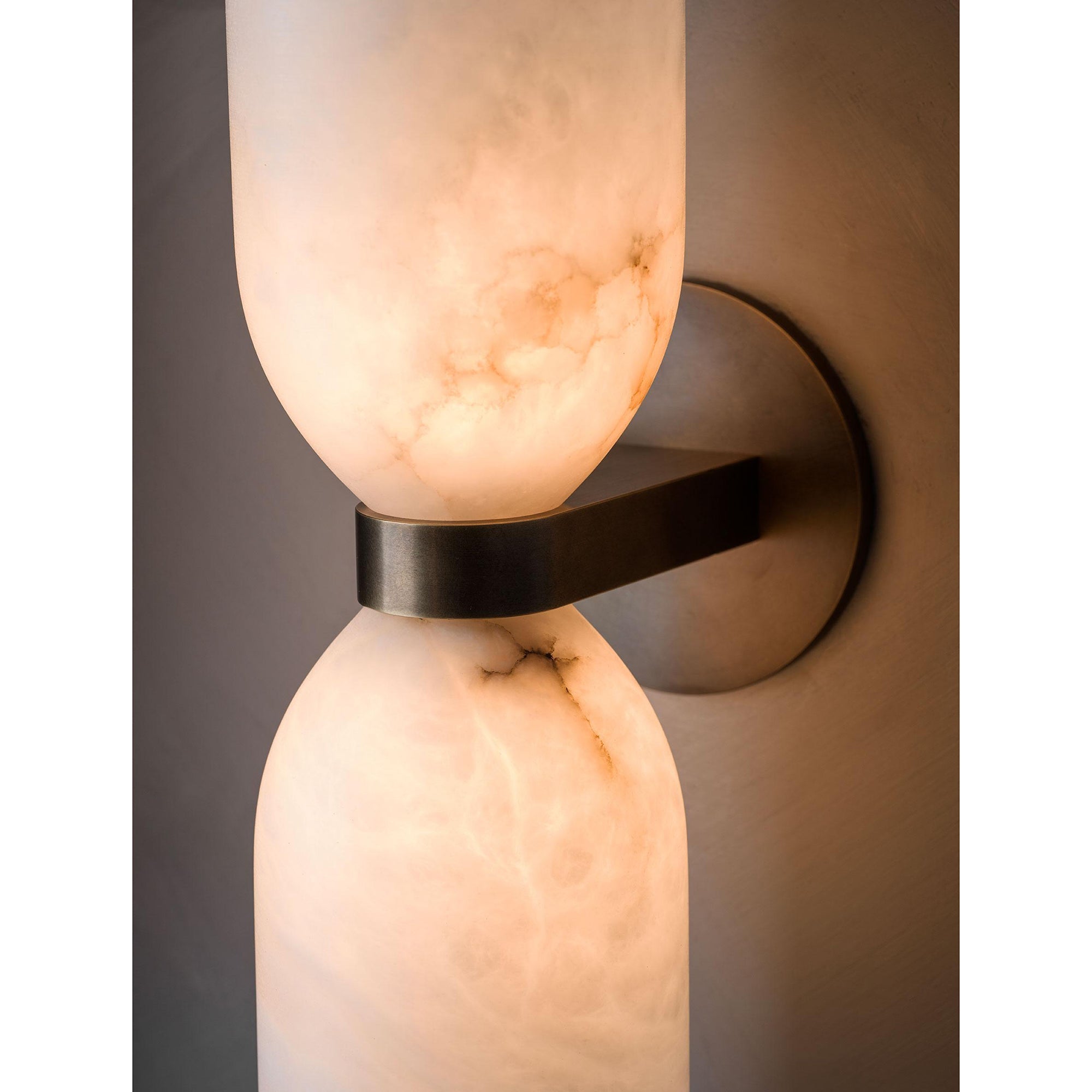 Tandem Alabaster Wall Lamp