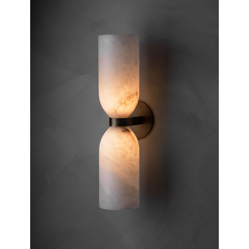 Tandem Alabaster Wall Lamp