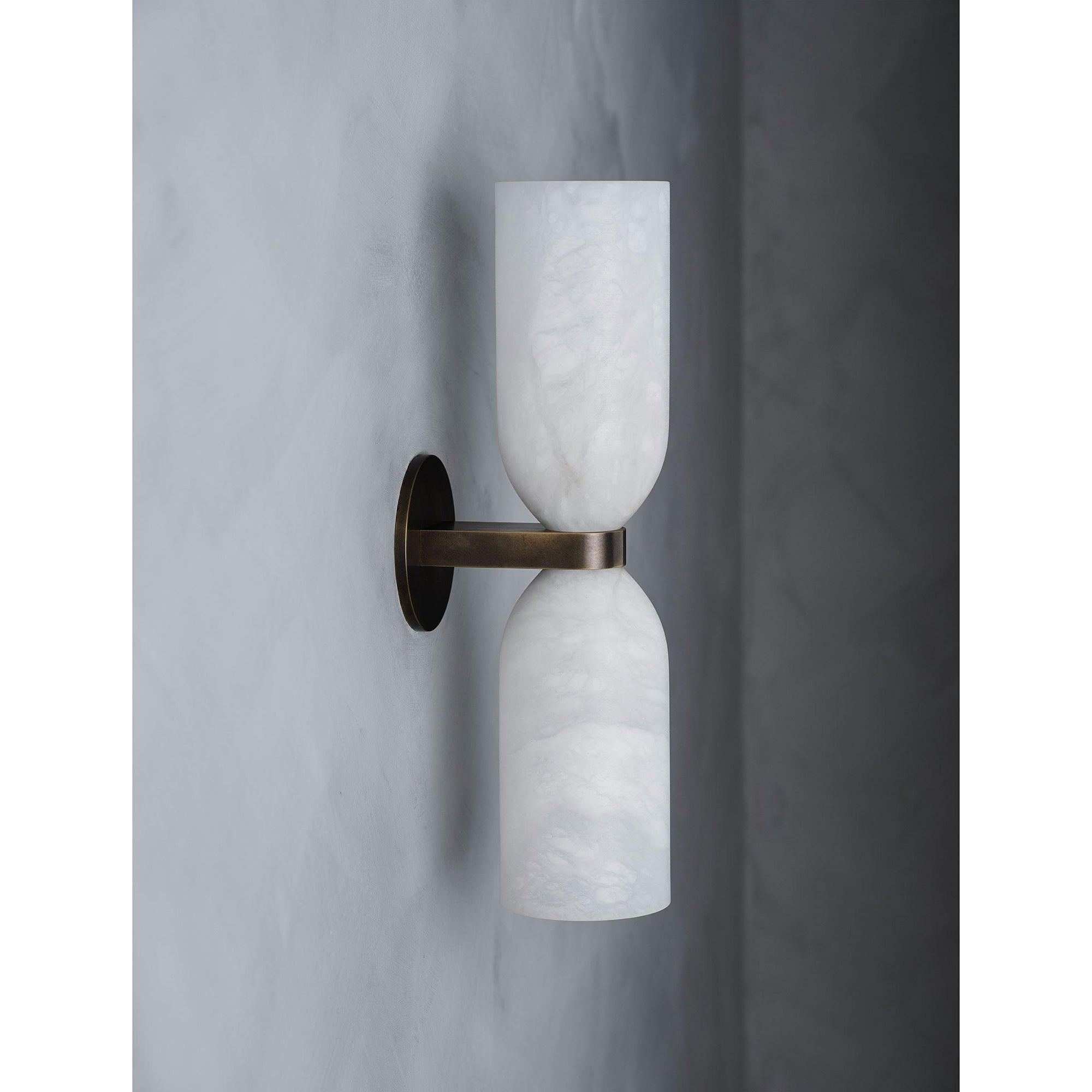 Tandem Alabaster Wall Lamp