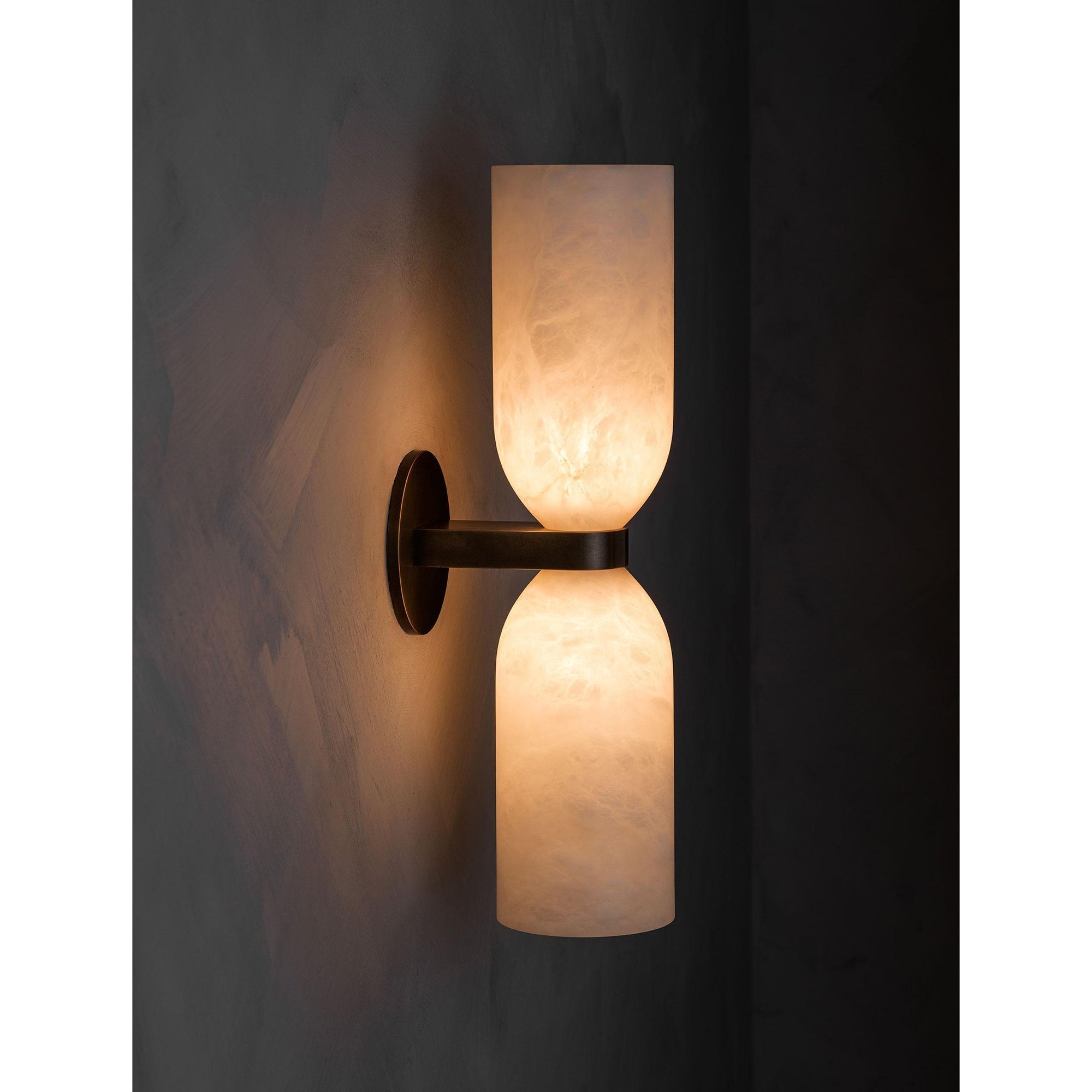 Tandem Alabaster Wall Lamp
