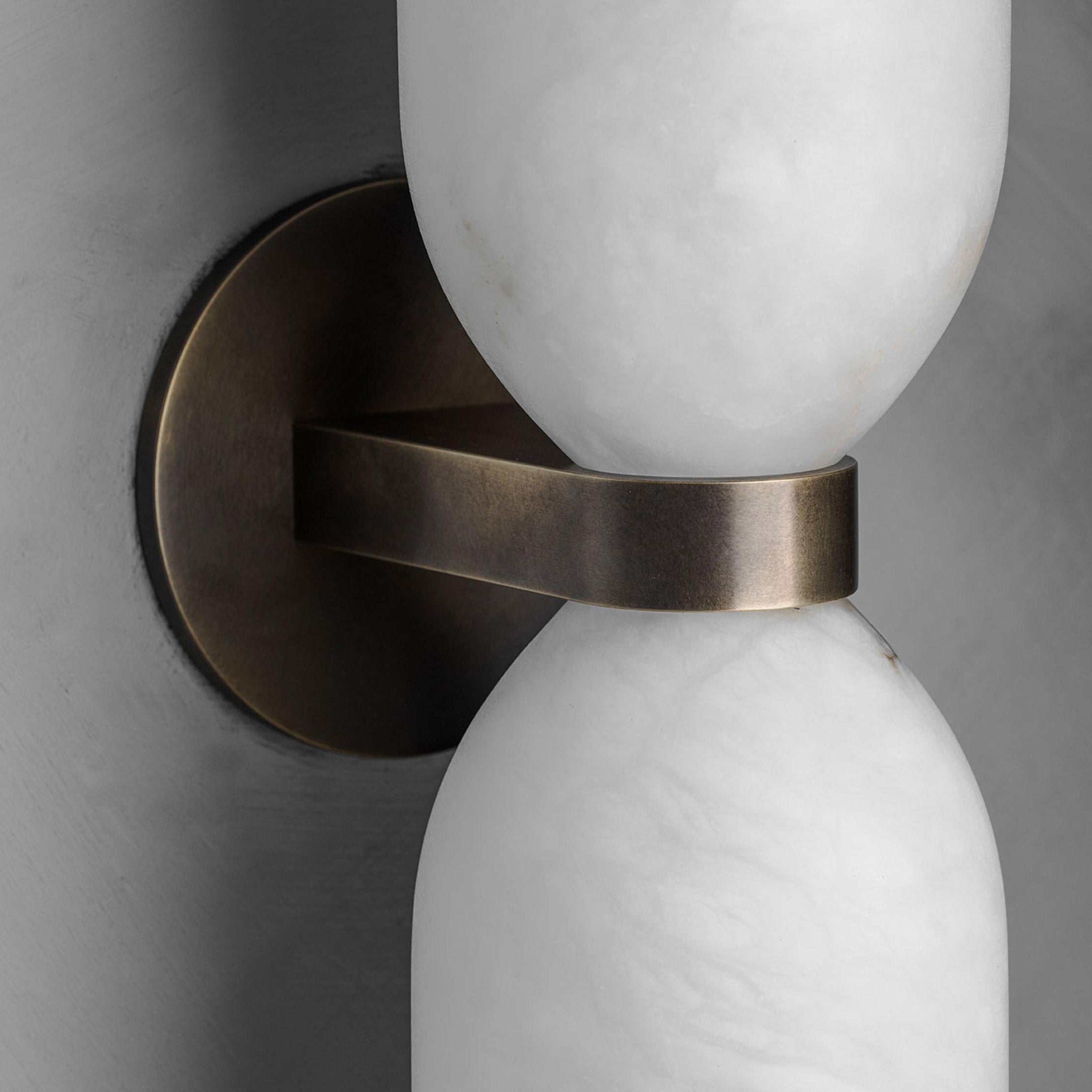 Tandem Alabaster Wall Lamp